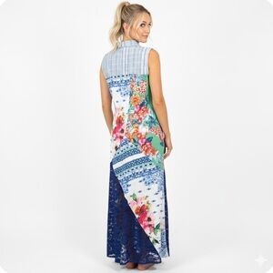 Soft Surroundings Enchanted Garden Maxi Dress - Size Medium